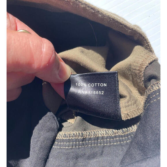 MIK CIRE By Eric Kim Side Stripe Straight Leg Pants Men 32 Canvas Twill Brown - Picture 3 of 5